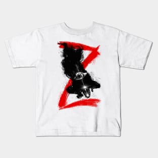 Zorro Jump Attack Kids T-Shirt